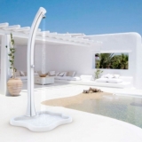 Doccia-solare-Happy-Beach-con-miscelatore-e-temporizzatore-senza-rubinetto-lavapiedi - Img 1